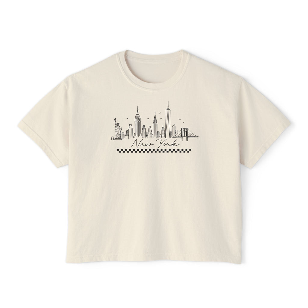 NYC Slightly Cropped Tee