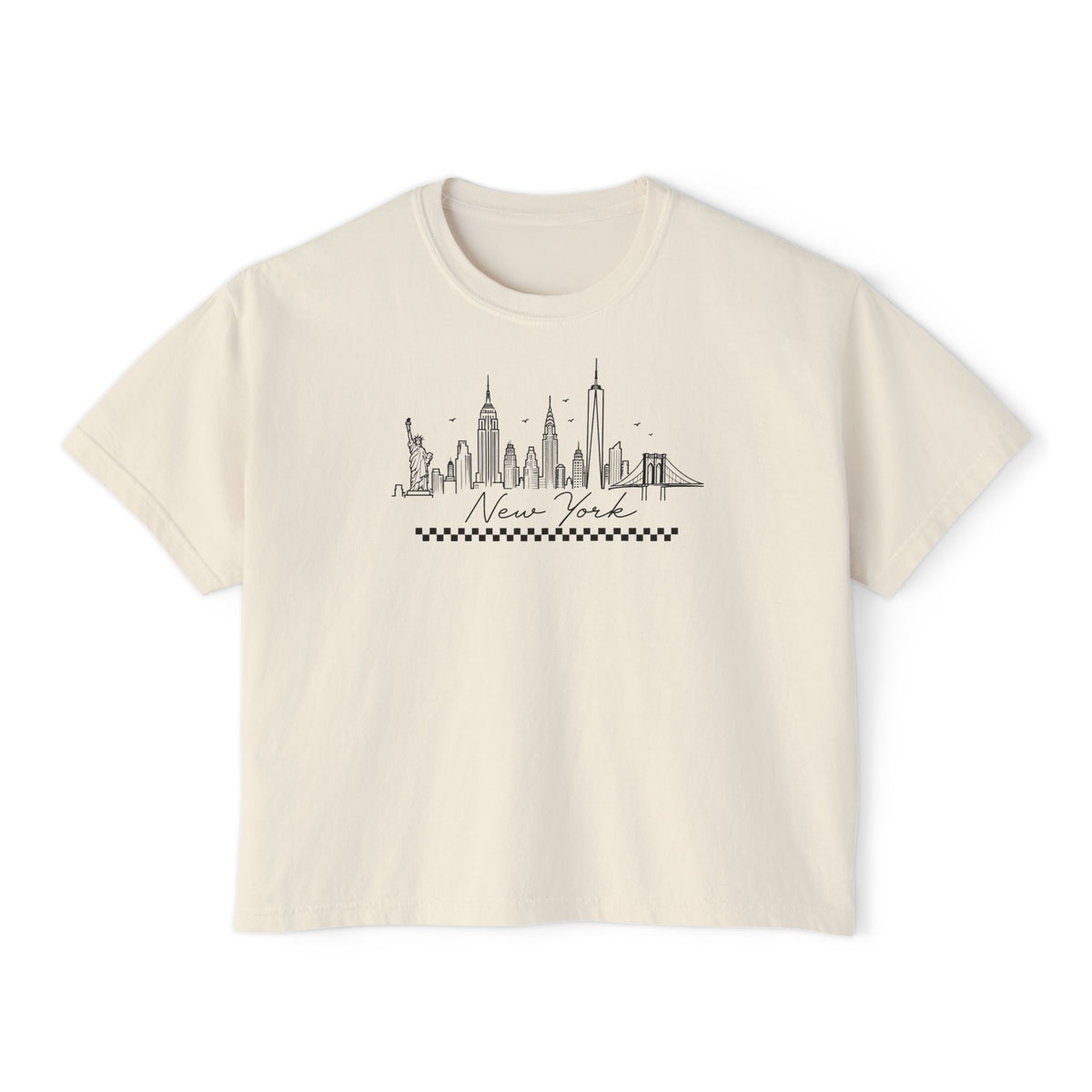 NYC Slightly Cropped Tee