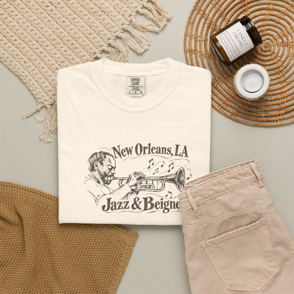 New Orleans Jazz & Beignets Tee