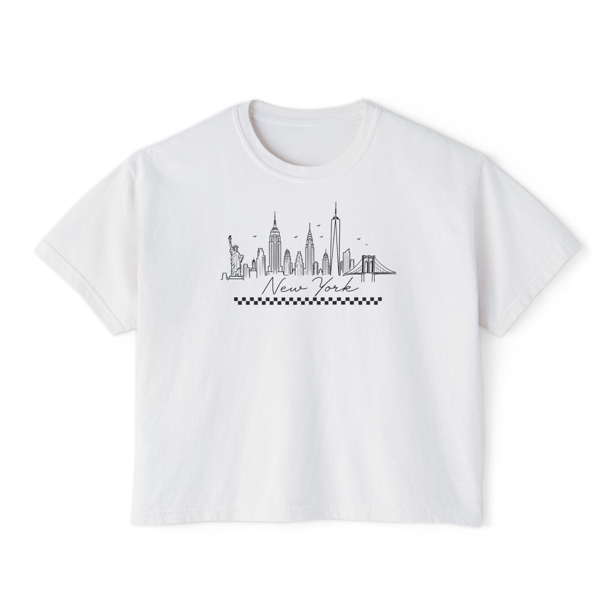NYC Slightly Cropped Tee