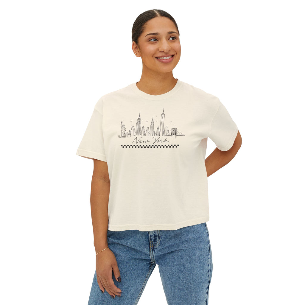 NYC Slightly Cropped Tee