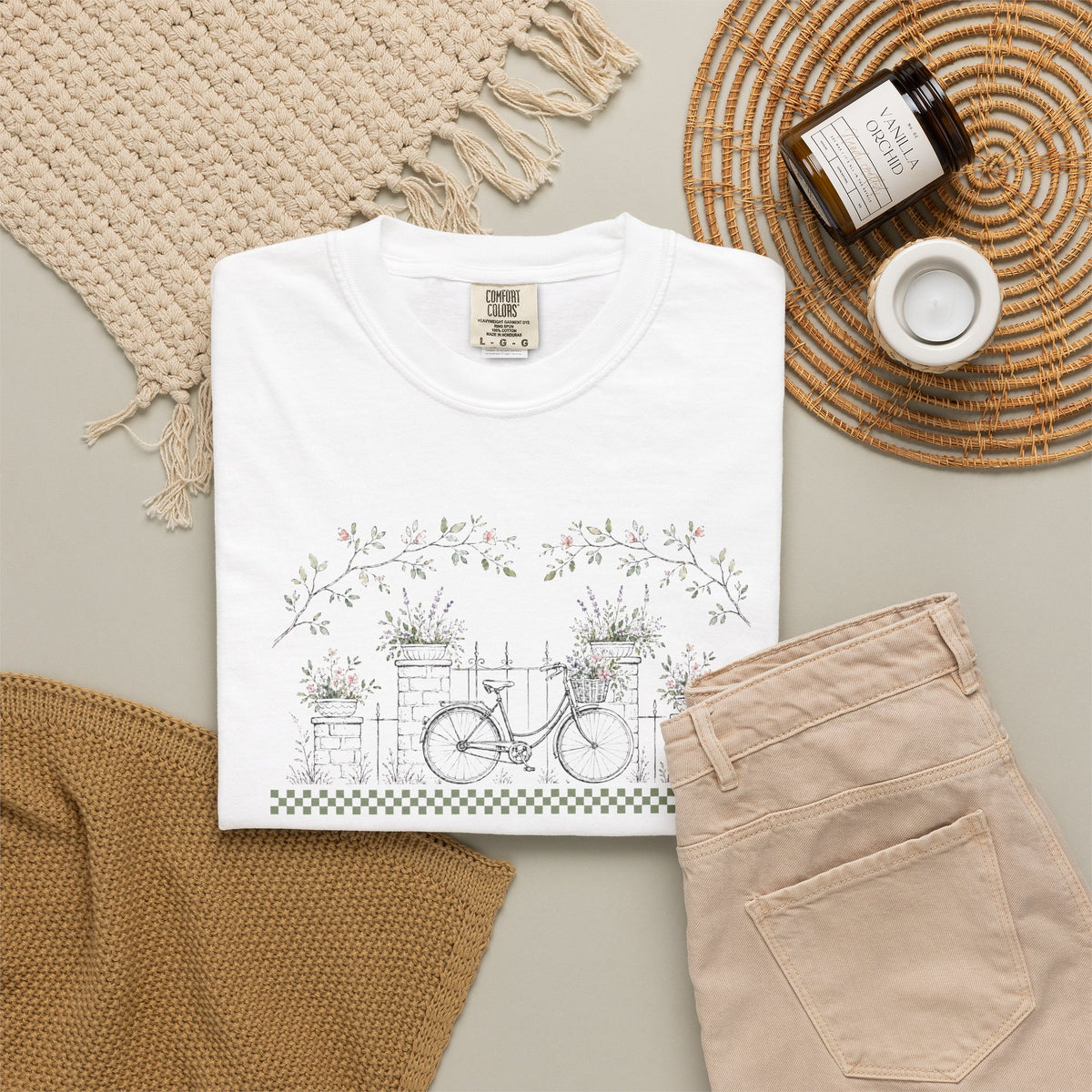 Paris Garden Ride Tee