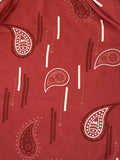 Terracotta Paisley Kimono