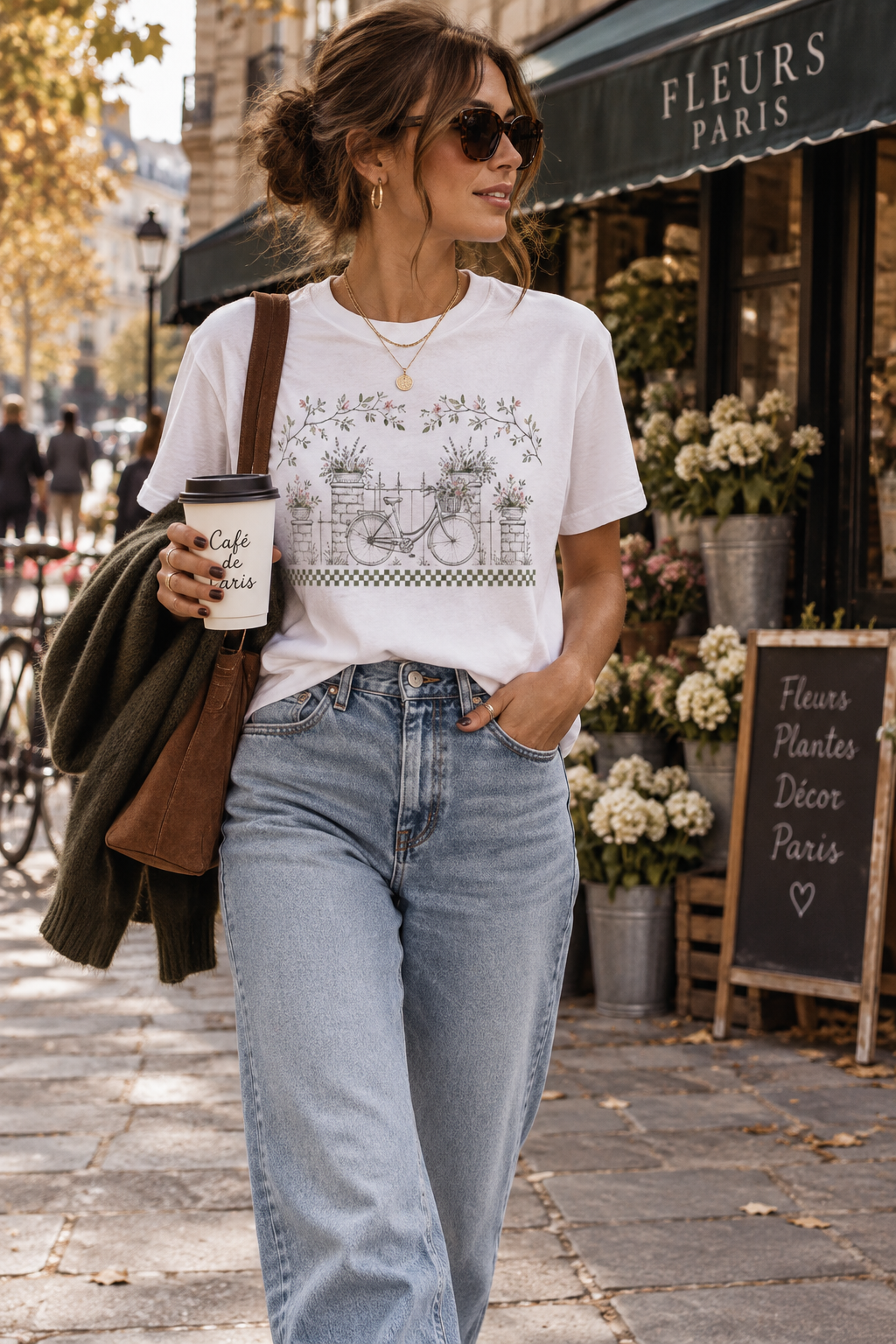 Paris Garden Ride Tee