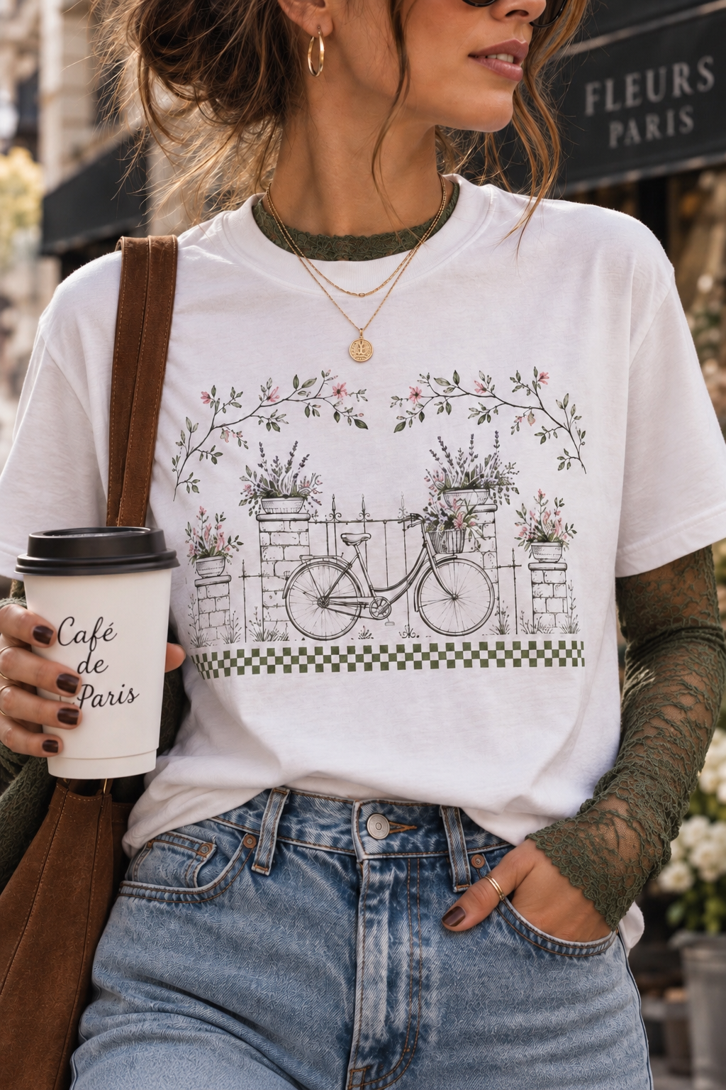 Paris Garden Ride Tee