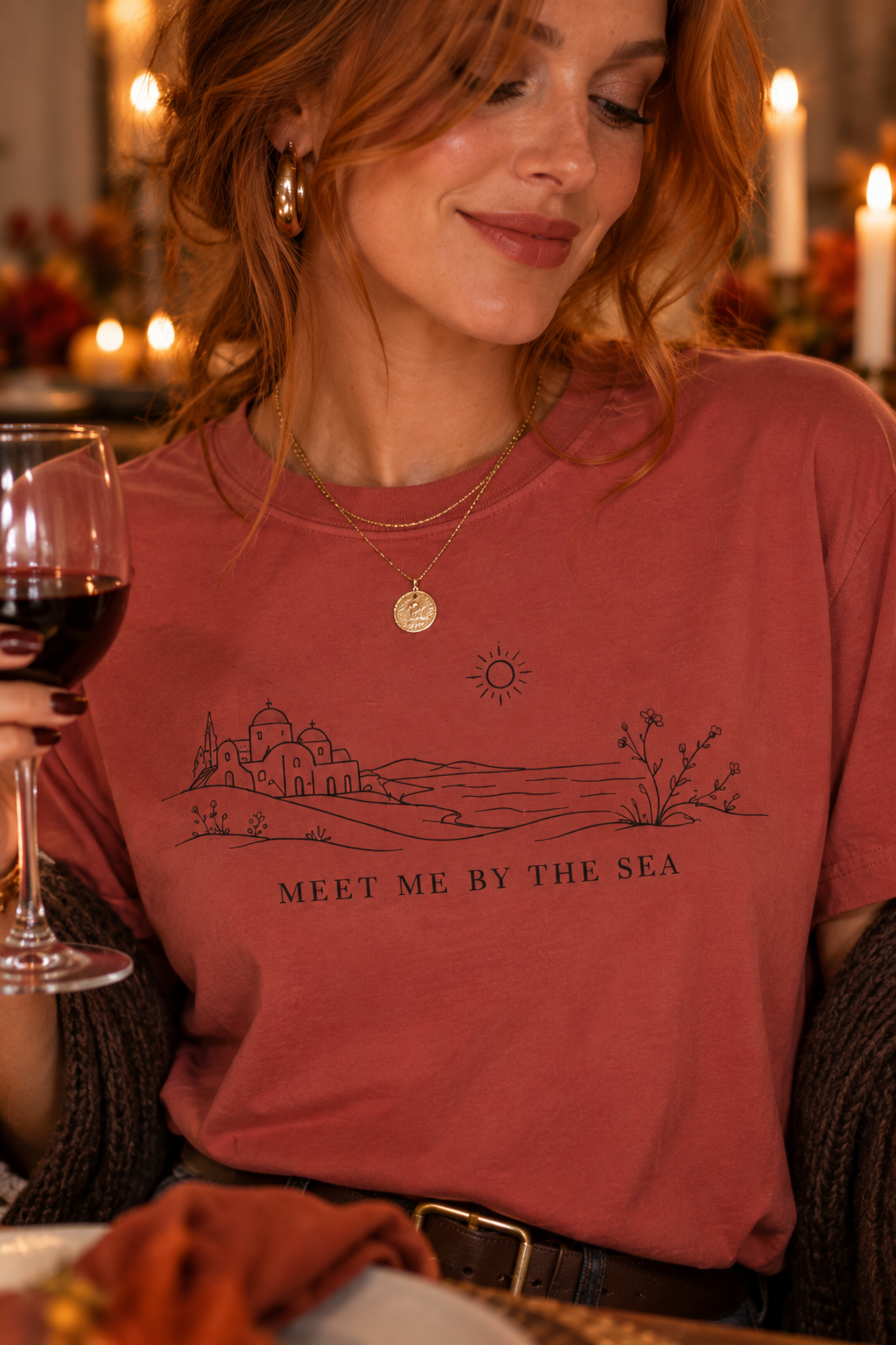 Meet Me by the Sea Tee