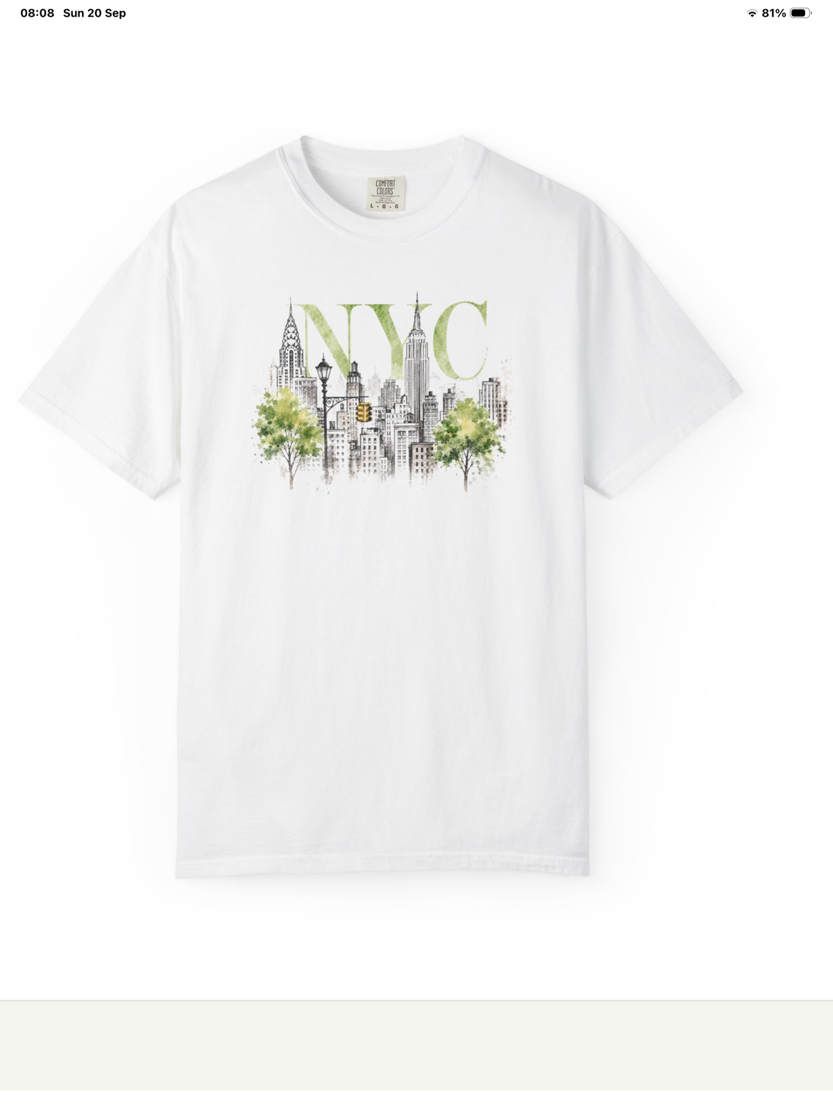 Downtown Darling Tee