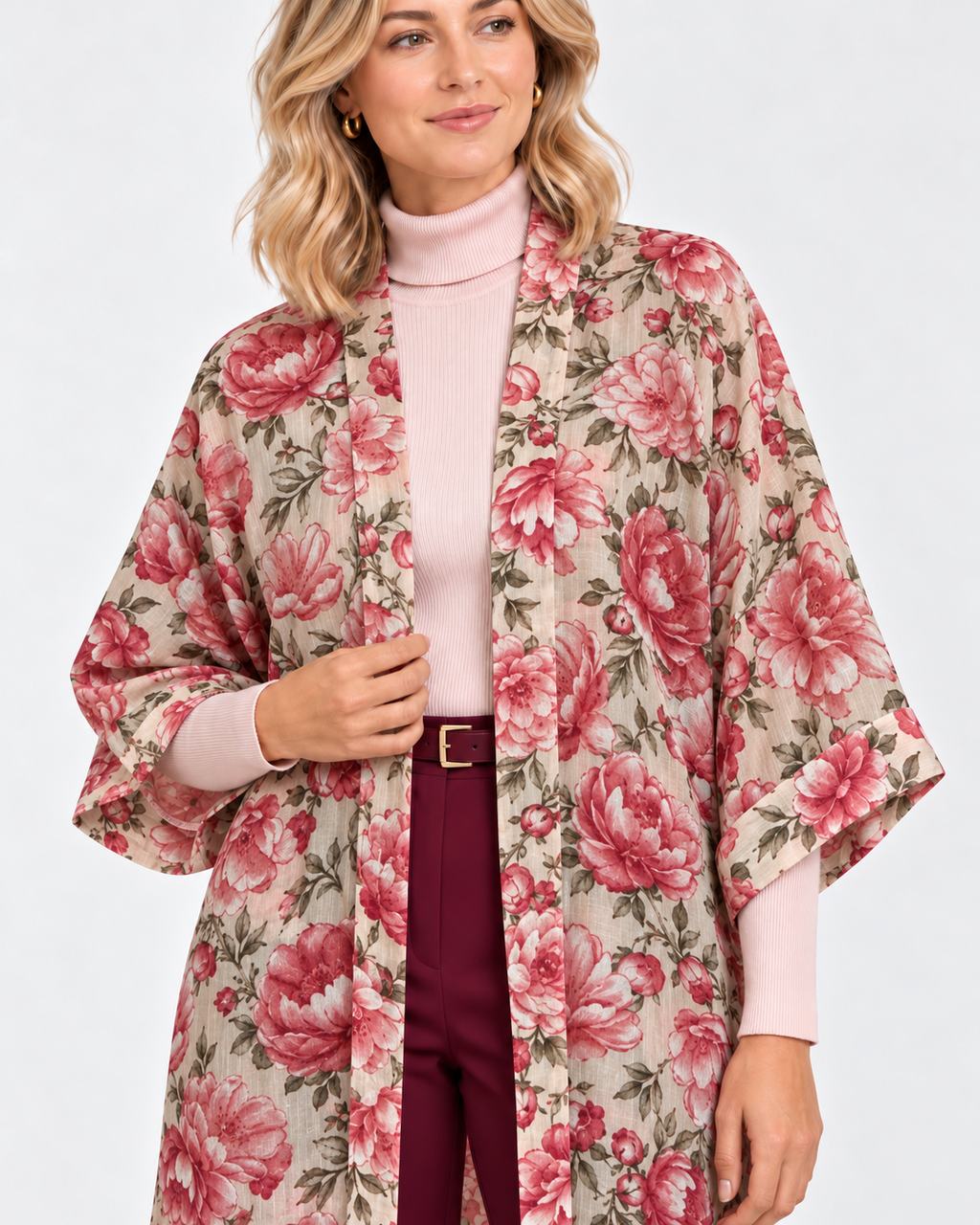 Rose Floral Kimono