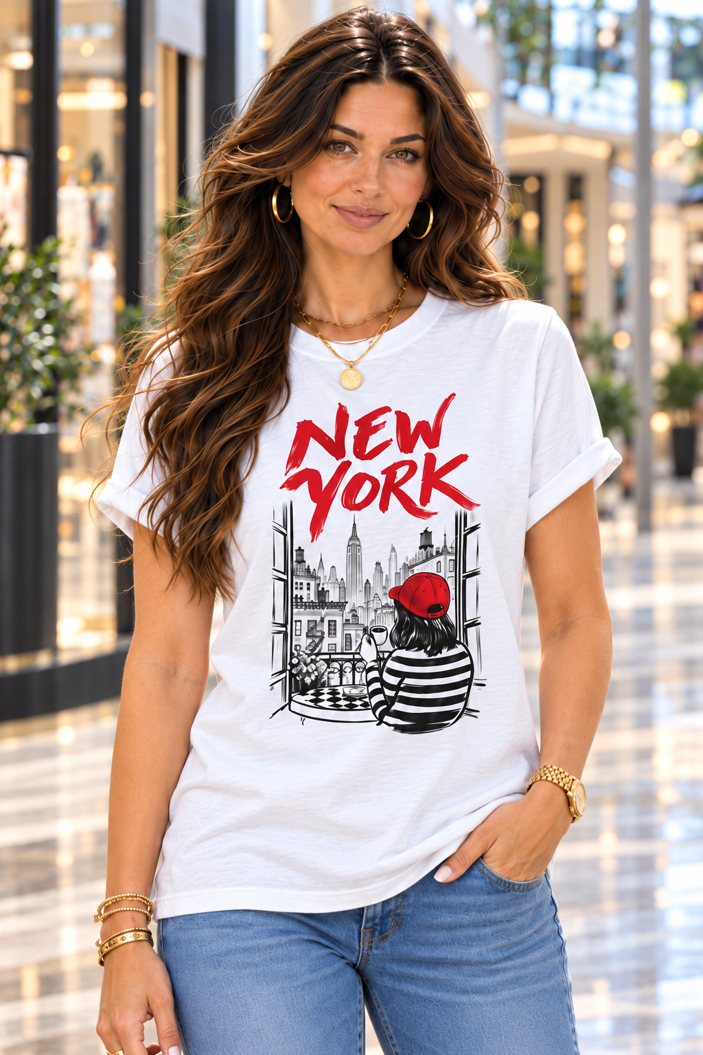 NYC Window Seat Tee
